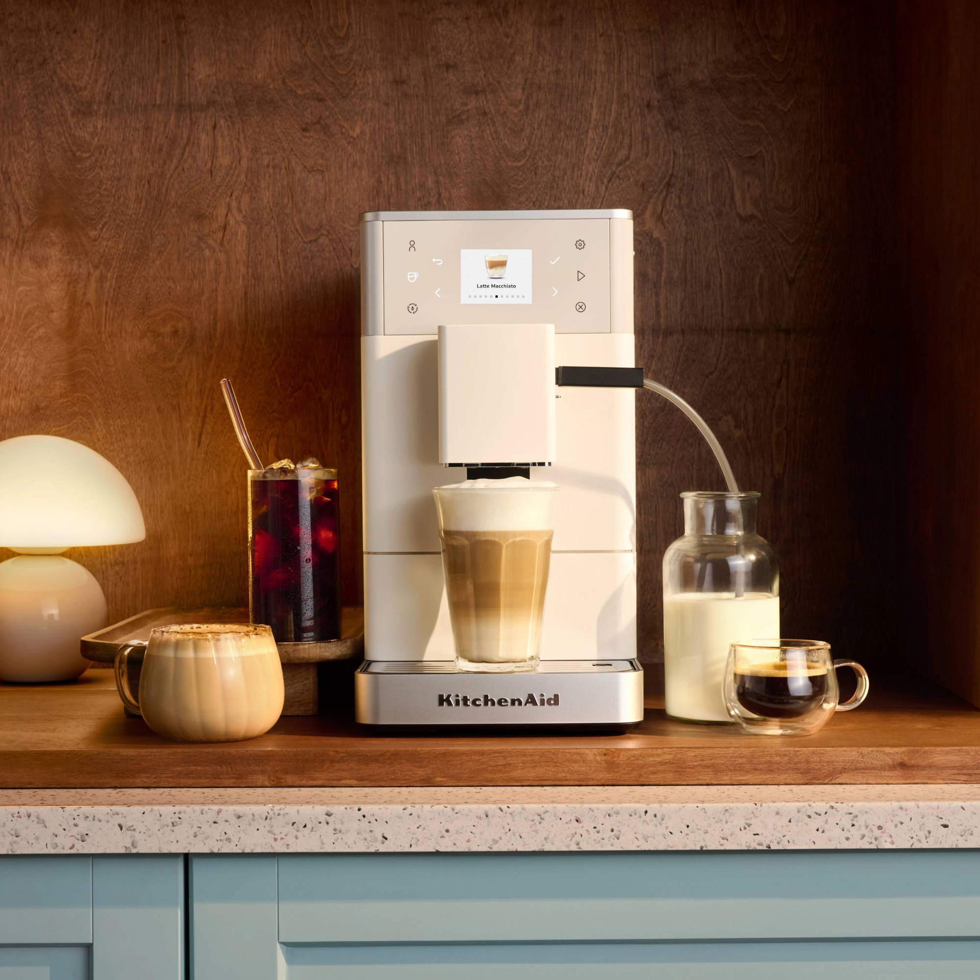 KitchenAid's new compact coffee machine collection