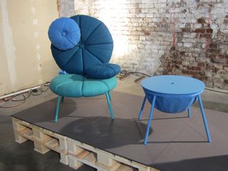 Chair and table by German designer Karoline Fesser