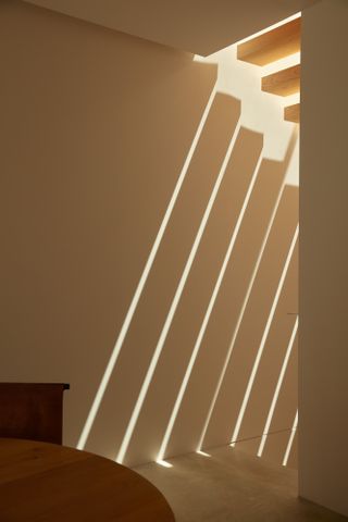 Light casted from the skyline