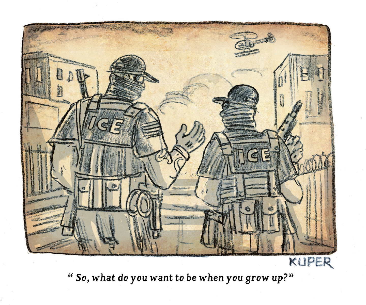 Political cartoon