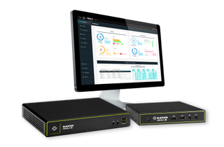 Black Box Emerald KVM-over-IP platform provides exceptional flexibility and the low bandwidth usage essential signal routing and centralized management.