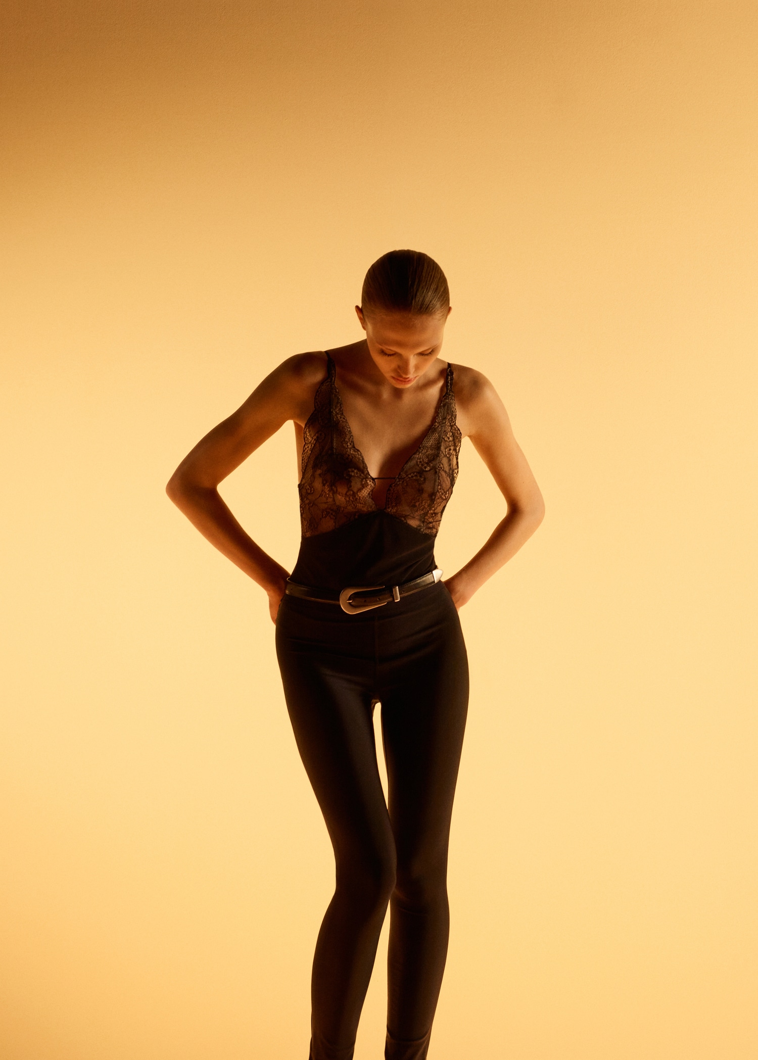 Combined Lace Bodysuit - Women | Mango Usa