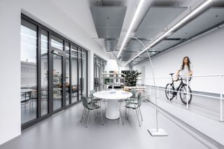 interior at Schwalbe Hybrid Building by Archiproba