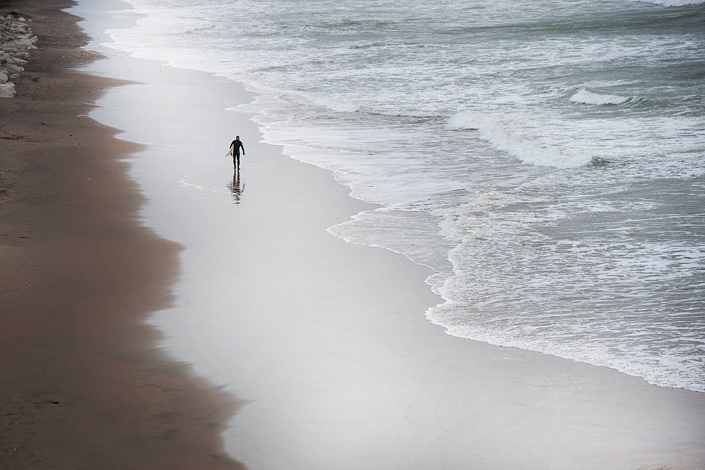 Beach in Ireland. 