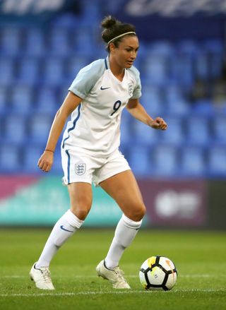 Jodie Taylor's goal against Canada at the 2015 World Cup was one of 17 she has scored in total for England