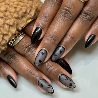 Black Heart Nails