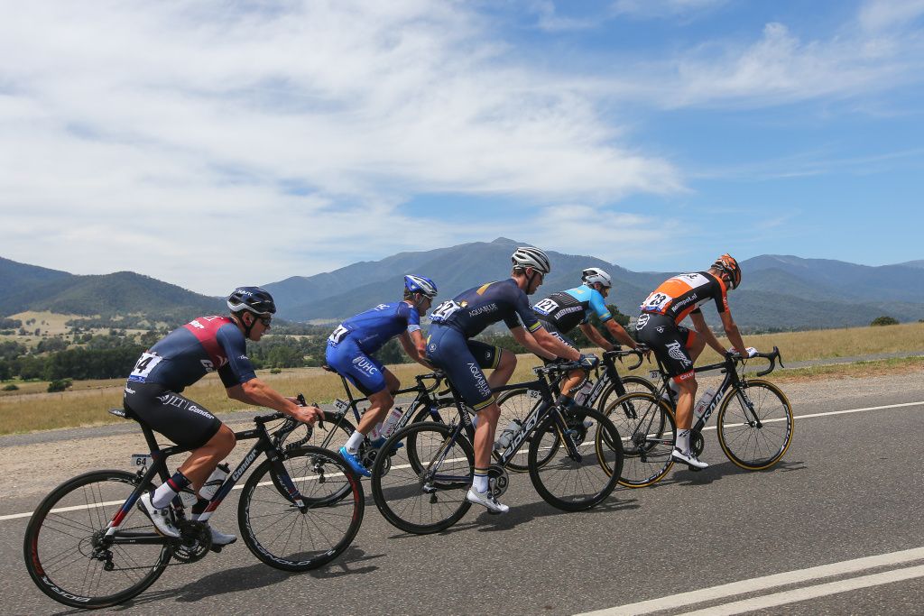 The breakaway rolling along