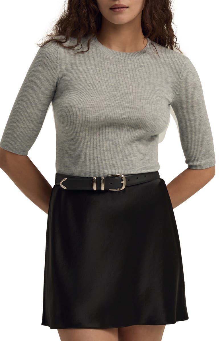The Amelia Elbow Sleeve Wool Sweater