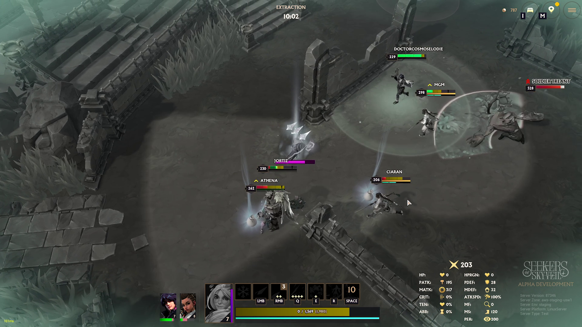 Seekesr of Skyveil gameplay screenshots