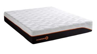 Dormeo mattress sales, deals and discount codes: Image of the Dormeo Octaspring Tribrid Latex Hybrid Mattress with white top and black base