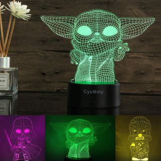 baby head night light