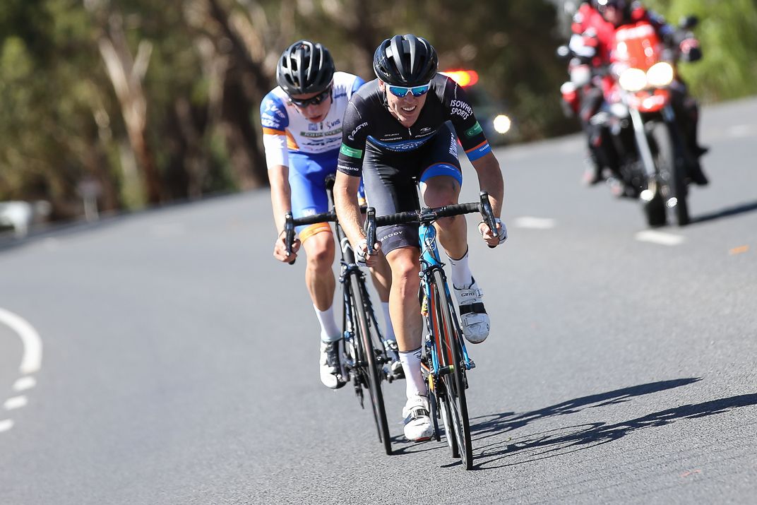 Lucas Hamilton and Chris Hamilton in the final laps