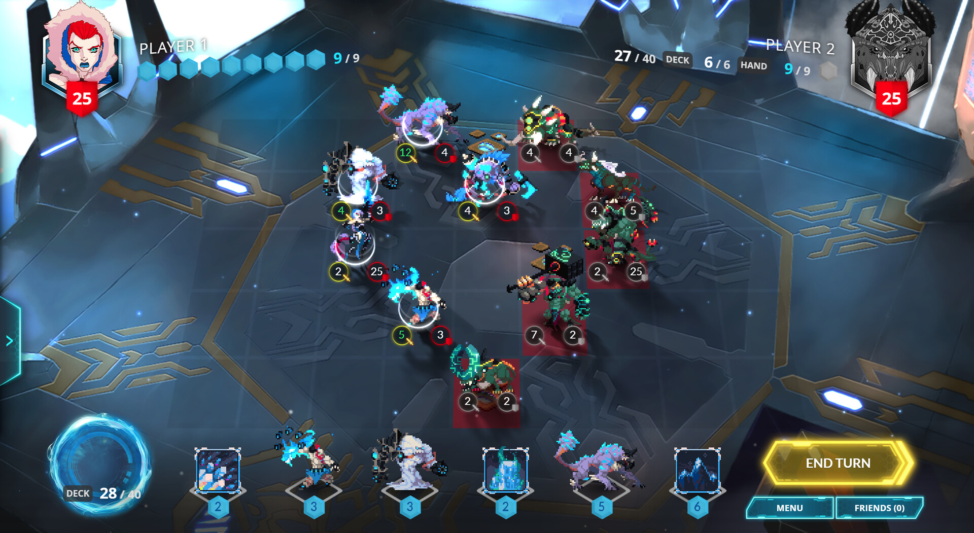 Duelyst 2 cards tactics game