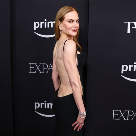  nicole kidman backless little black dress