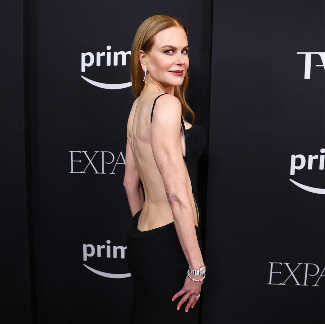 Nicole Kidman's Backless Little Black Dress Was Drama Galore