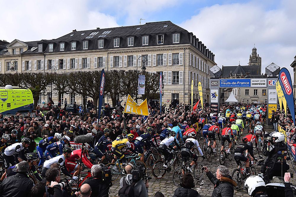 Paris-Roubaix start line