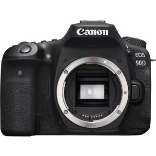 Canon EOS 90D on a white background