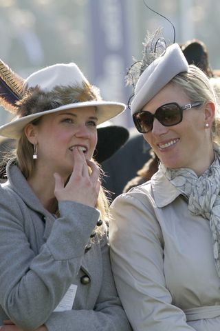 Zara Tindall Chats With Girlfriends