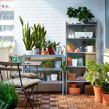 balcony transformation in garden