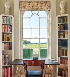 Writing Room in the folly at Wolverton Hall. ©Paul Highnam for the Country Life Picture Library