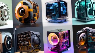 AI generated PC case designs