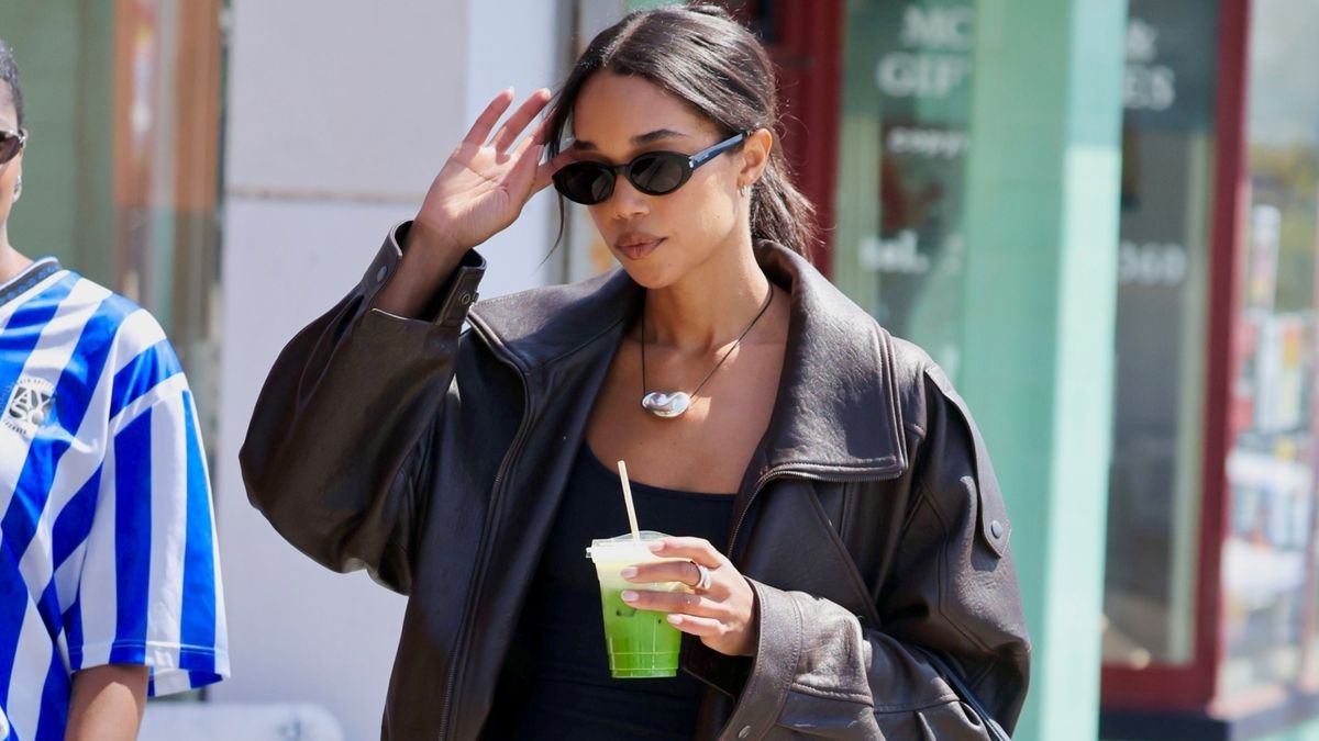 It's Spreading: Every Day, Another Chic L.A. Fashion Person Is Seen Wearing This Black Pants Trend With Ballet Flats