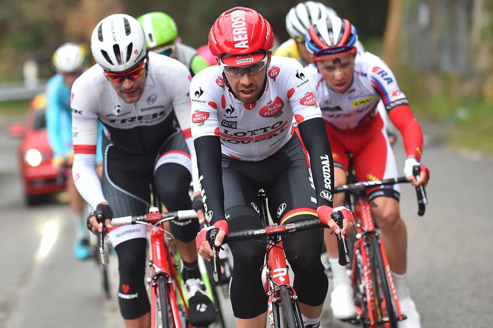 Thomas de Gendt made the breakaway again today.