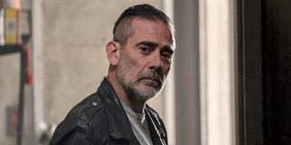 negan looking sad the walking dead season 10