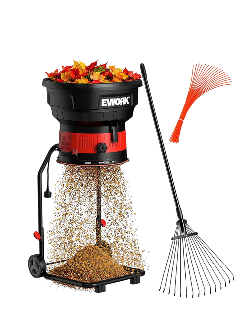 Ework 15 Amp Leaf Mulcher