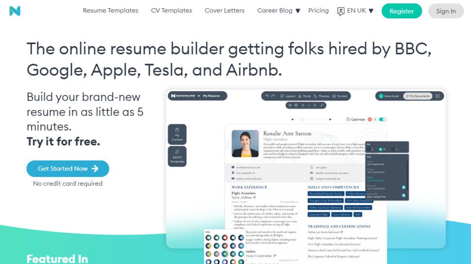 Best resume builder of 2024 TechRadar