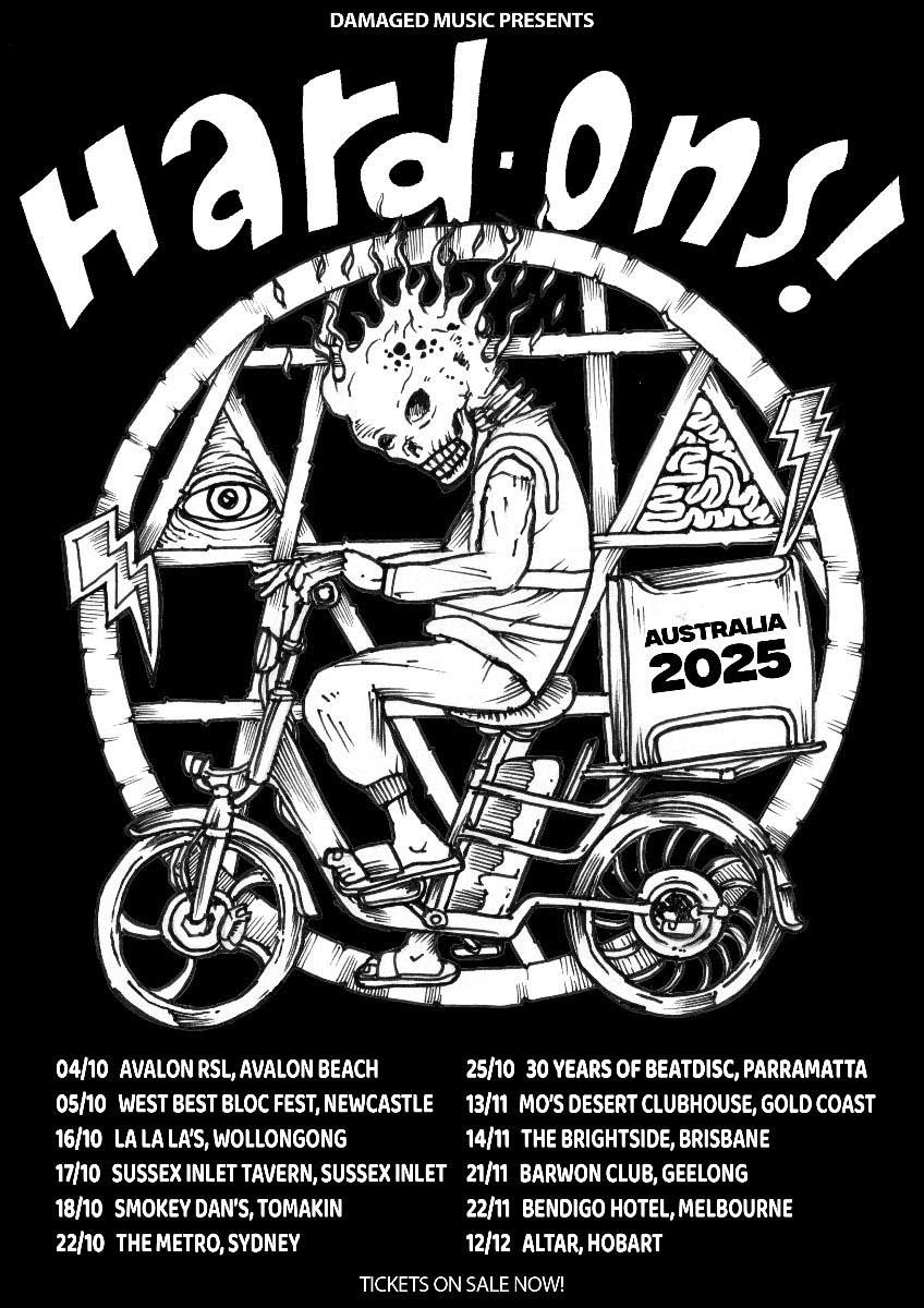 Hard-Ons tour poster
