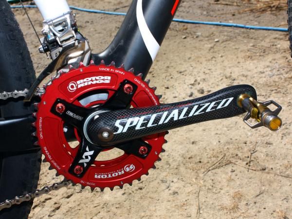 Specialized's S-Works MTB cranks are among the lightest available.