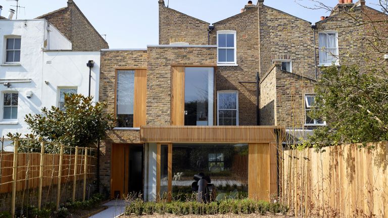 an outrigger extension to a london home