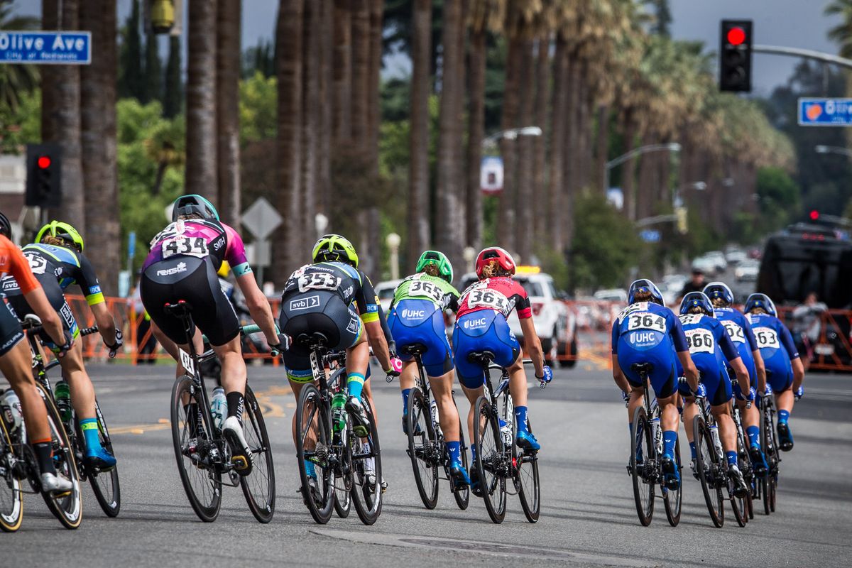 UnitedHealthcare goes to the front to chase.\