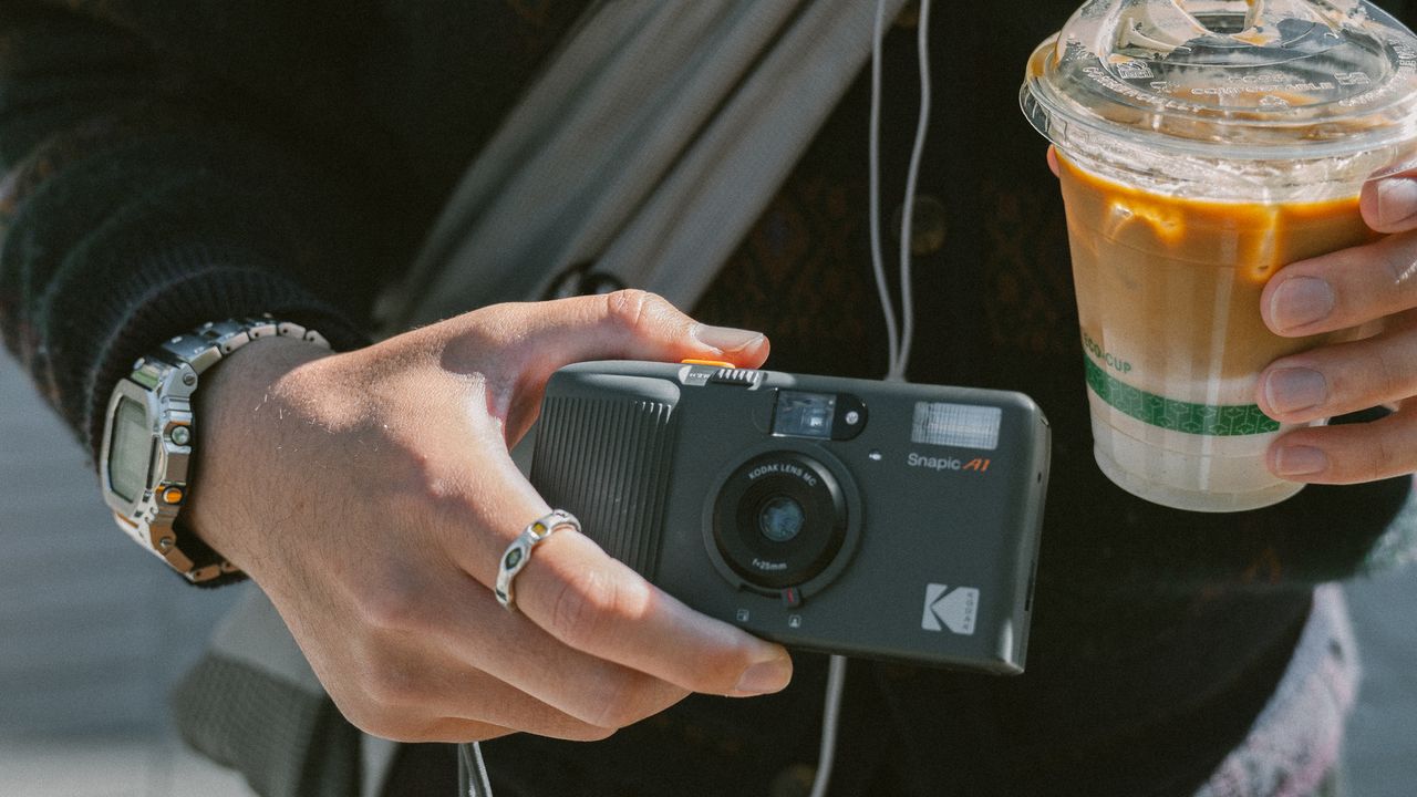 The Kodak Snapic A1 used by a photographer
