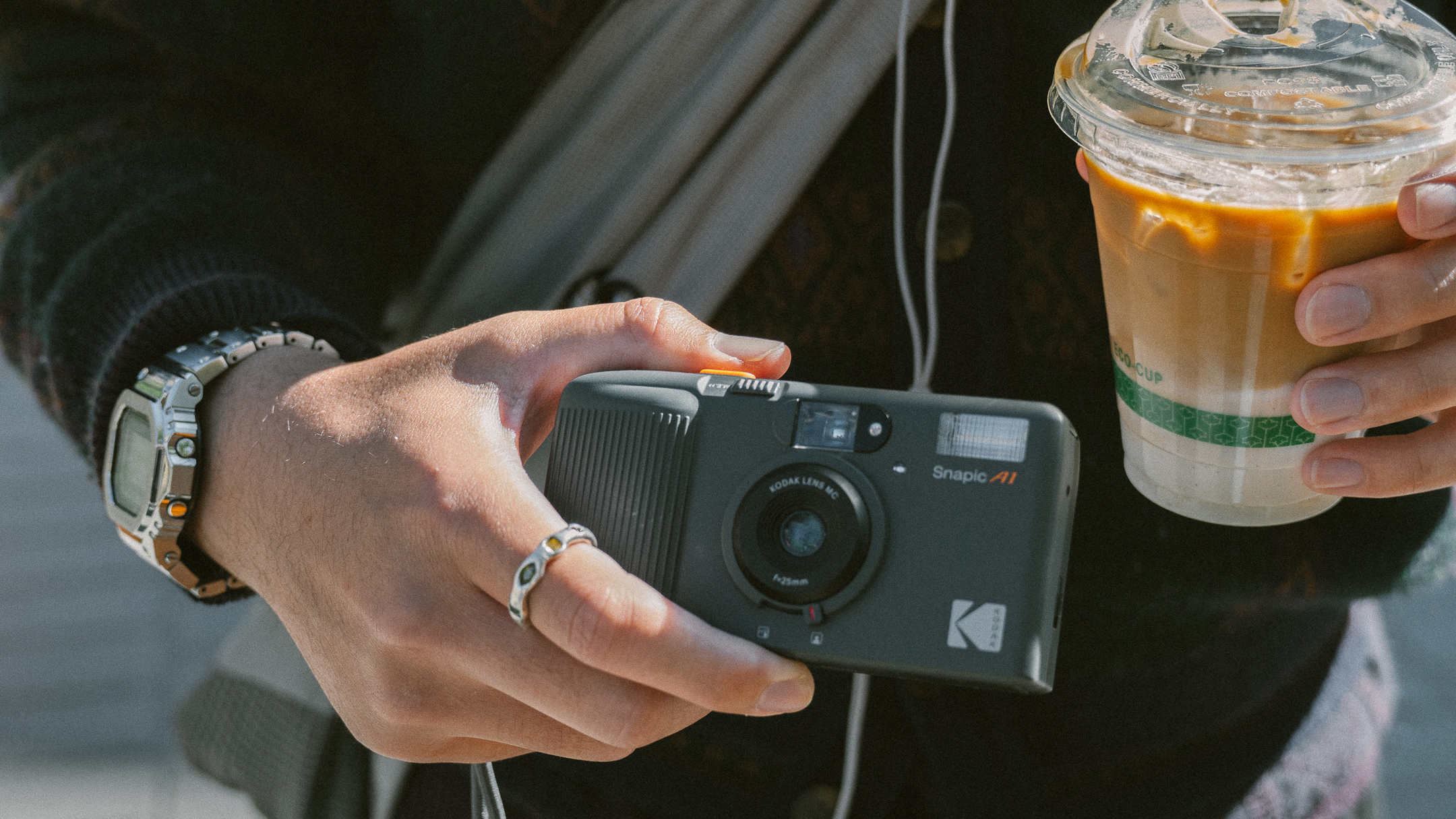 The Kodak Snapic A1 used by a photographer