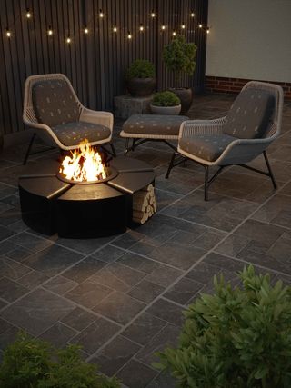 Witton Noir 20mm Porcelain Paving Slabs from Walls & Floors