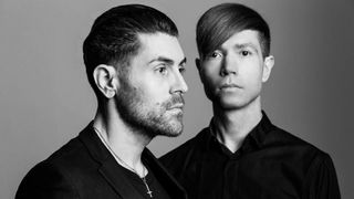 AFI's Davey Havok and Jade Puget in their electronica side project, Blaqk Audio