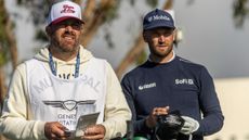 Wyndham Clark and John Ellis during the Genesis Invitational