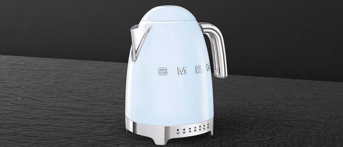 Smeg Variable Temperature Kettle on counter