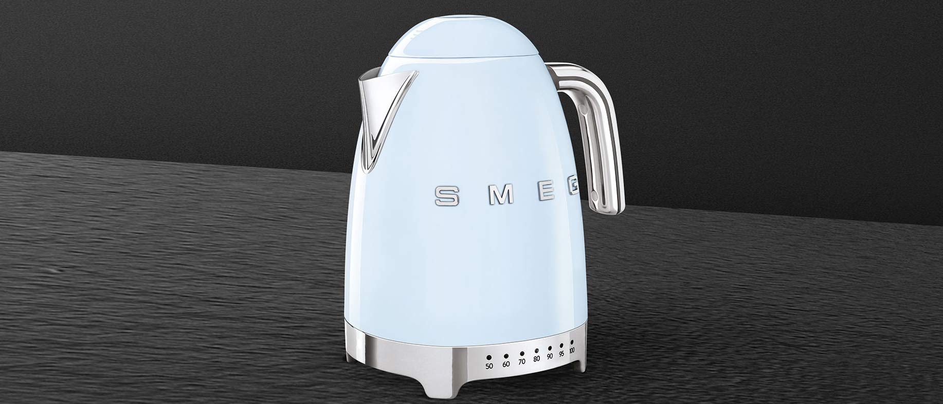  Smeg Cream Stainless Steel 50's Retro Variable Temperature  Kettle: Home & Kitchen