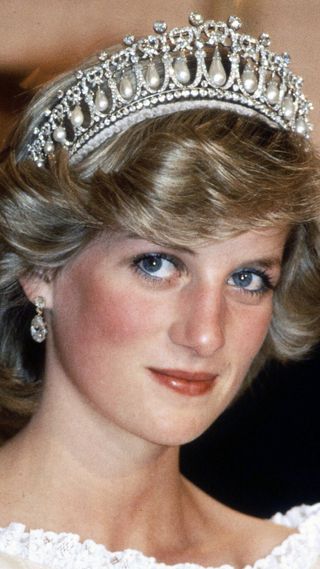 Princess Diana in the Cambridge Lover's Knot tiara