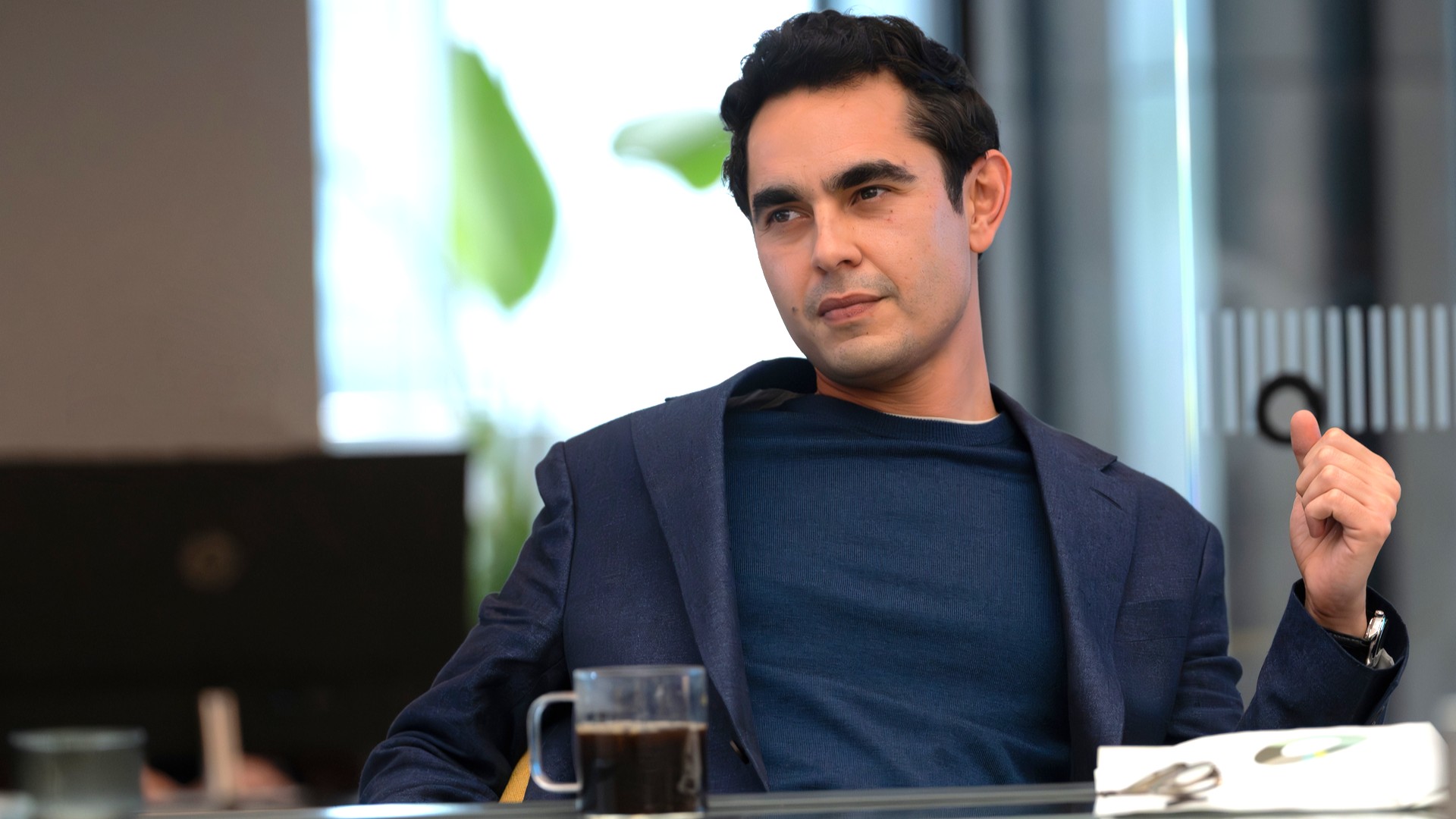 Max Minghella as Whit in "Industry" 401.