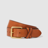 Annie Leather Buckle Belt in Tan| Was £68 now £48