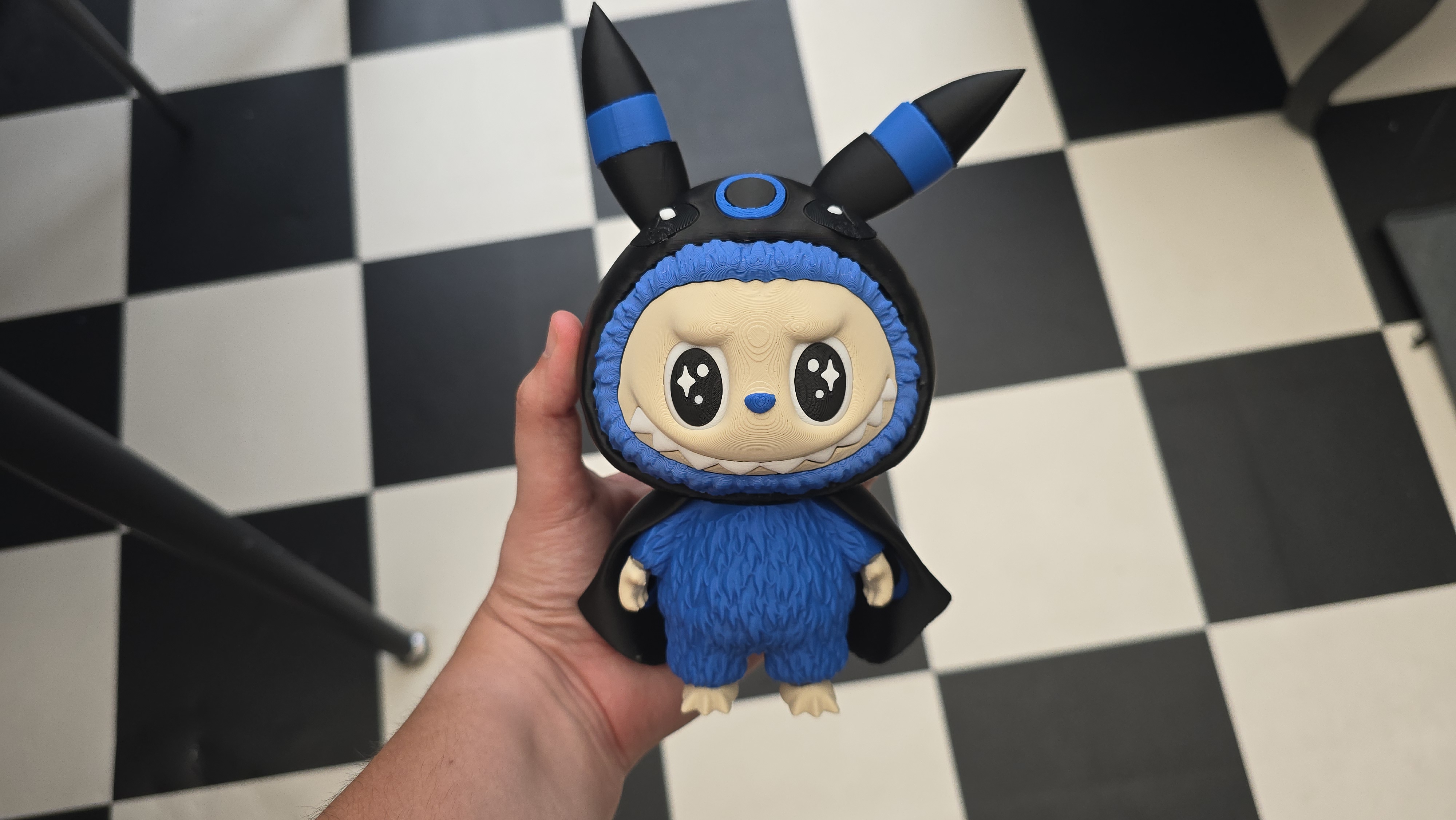 3D printed Labubu