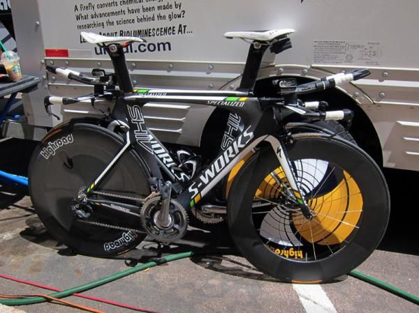 HTC-Highroad is one of two teams racing on Specialized's S-Works Shiv for time trials in the inaugural USA Pro Cycling Challenge.
