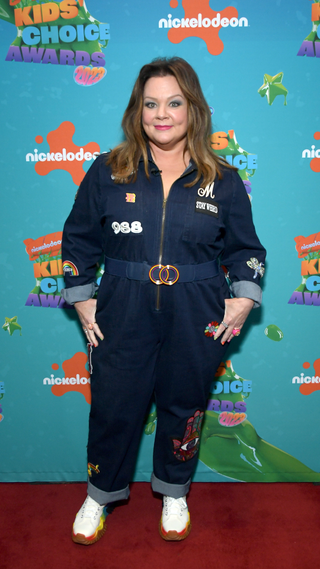 Melissa McCarthy attends the 2023 Nickelodeon Kids' Choice Awards at Microsoft Theater on March 04, 2023 in Los Angeles, California