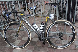 Fabian Cancellara's Trek Domane, with new split seat tube