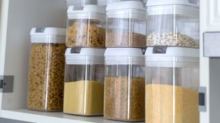 stackable storage containers for handy organization under kitchen sinks