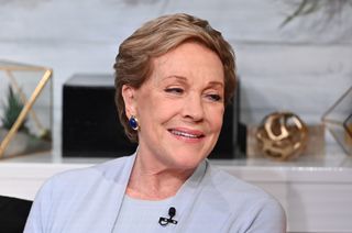 Actress/singer Julie Andrews visit BuzzFeed's "AM To DM" on October 15, 2019 in New York City